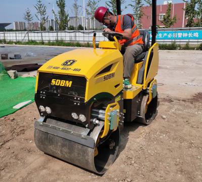 奔馬1.5噸小型壓路機(jī)壓實土方案例